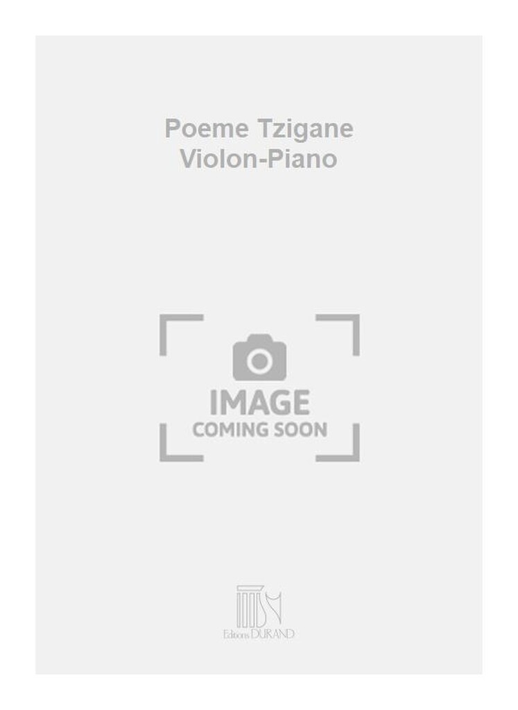 Poeme Tzigane Violon-Piano